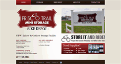 Desktop Screenshot of friscotrailministorage.com